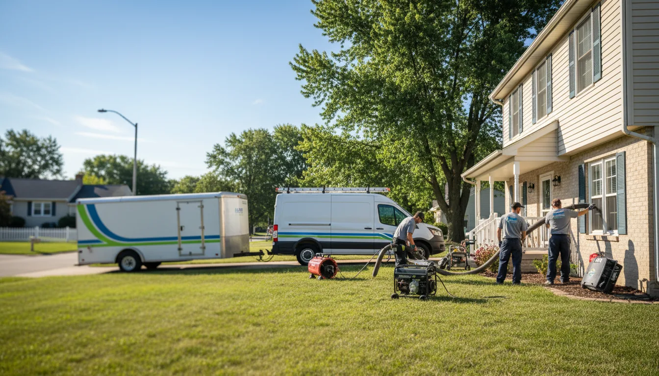 Flooded Basement Restoration And Cleanup With Repair in Shortsville, NY near me